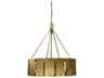Barrington 8-Light Brushed Brass Drum Pendant
