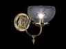 Chancery 1-Light Polished Brass Wall Sconce