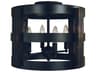 Homestead 4-Light Matte Black Drum Flush Mount