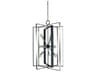 Interstellar 11-Light Brushed Nickel Matte Black Sputnik Pendant