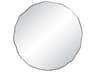 Knox Antique Nickel Round Wall Mirror