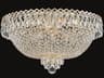 Camelot 6-Light Gold Crystal Bowl Flush Mount