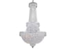 Camelot 41-Light Silver Crystal Empire Chandelier