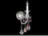 Hamilton Rock Crystal 1-Light Silver Wall Sconce