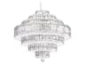 Plaza 31-Light Stainless Steel Crystal Tiered Pendant