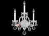 Olde World 3-Light Gold Crystal Wall Sconce