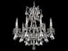 Sophia 9-Light Silver Crystal Candelabra Chandelier
