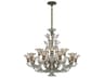 Rivendell 16-Light6-Light Gold Crystal Chandelier