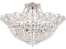 Rivendell 9-Light Silver Crystal Bowl Semi Flush Mount