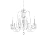 Esmery 4-Light Silver Crystal Candelabra Chandelier