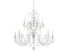 Esmery 12-Light Silver Crystal Candelabra Chandelier