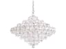 Baronet 12-Light Stainless Steel Silver Crystal Pendant