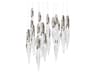 Kindjal 21-Light Polished Nickel Linear Pendant