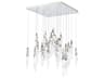Kindjal 25-Light Polished Nickel Linear Pendant