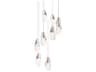 Martini 9-Light Polished Nickel Pendant