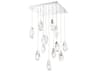 Martini 13-Light Polished Nickel Pendant