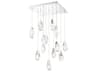 Martini 13-Light Polished Nickel Pendant