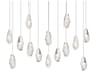 Martini 14-Light Polished Nickel Island Pendant
