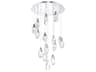 Martini 15-Light Polished Nickel Pendant