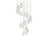 Martini 21-Light Polished Nickel Pendant