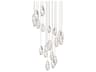 Martini 21-Light Polished Nickel Pendant