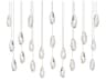 Martini 23-Light Polished Nickel Island Pendant
