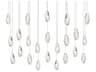 Martini 23-Light Polished Nickel Island Pendant