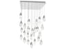 Martini 25-Light Polished Nickel Pendant