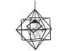 Heracles 1-Light Black Geometric Pendant