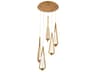 Devotion 5-Light Aged Brass Pendant