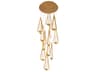Devotion 15-Light Aged Brass Pendant