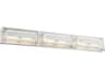 Soiree 3-Light Polished Nickel Vanity Light