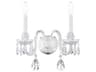 Hamilton Nouveau 2-Light Silver Wall Sconce
