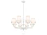 Emilea 8-Light Silver Crystal Candelabra Empire Tiered Chandelier