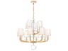 Emilea 1-Light Gold Crystal Candelabra Empire Tiered Chandelier