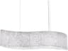 Refrax 13-Light Stainless Steel Crystal Linear Island Pendant