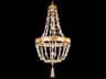 Bali 1-Light Heirloom Gold Crystal LED Pendant