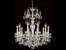 Sonatina 10-Light Gold Crystal Candelabra Chandelier
