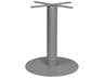 Verona Aluminum Kessler Silver Large Round Dining Table Base