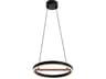 Sol Black copper LED Round Pendant