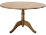 Michel Teak Round Wood Dining Table