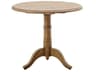 Teak Round Wood Dining Table
