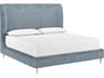 Tierra Bergen French Blue Upholstered King Platform Bed