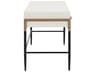 Weldrick Oyster White Acacia Wood Secretary Desk