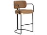 Jalen Brown Faux Leather Bar Stool