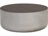 Solterra Diaz Concrete Grey Round Coffee Table