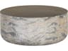 Solterra Diaz Concrete Brown Round End Table