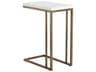 Solterra Sawyer Steel Antique Brass Rectangular End Table