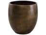 Aster Large Round Planter Antique Bronze Concrete