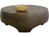 Tarsus Concrete Antique Bronze Round Coffee Table
